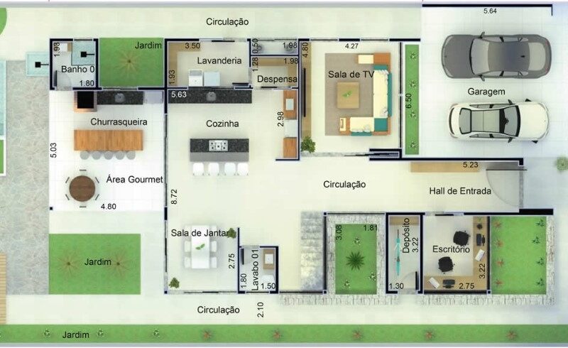 Casa 1001 | Planta Pronta