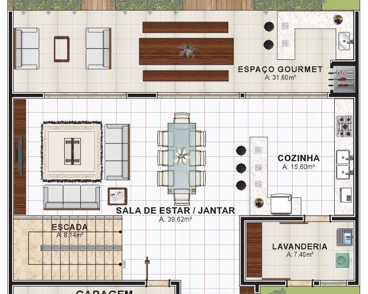 Casa Foz do Iguaçú | Plantas de Casas