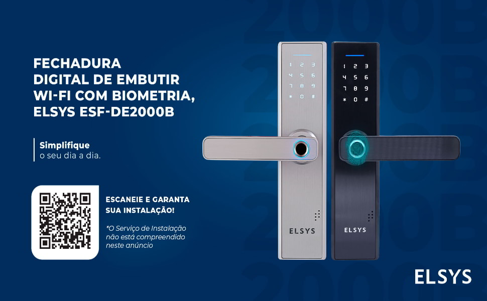 Uma fechadura digital moderna e segura, perfeita para sua casa.