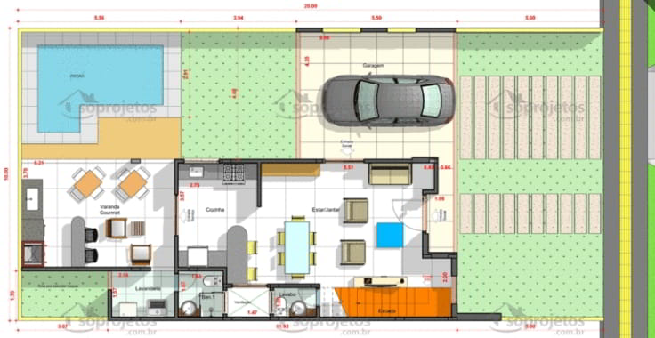 Sobrado 195 | Só Projetos