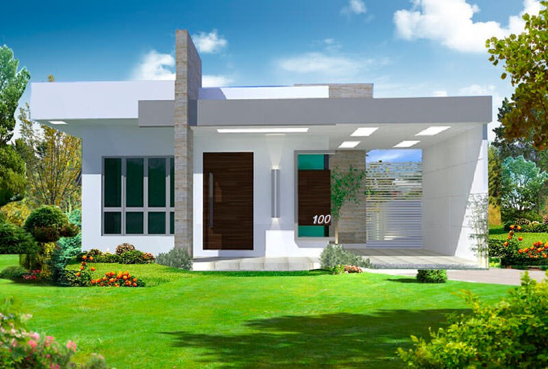Casa 100 - Plantas de Casas