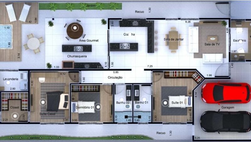 Casa 80 | Planta Pronta