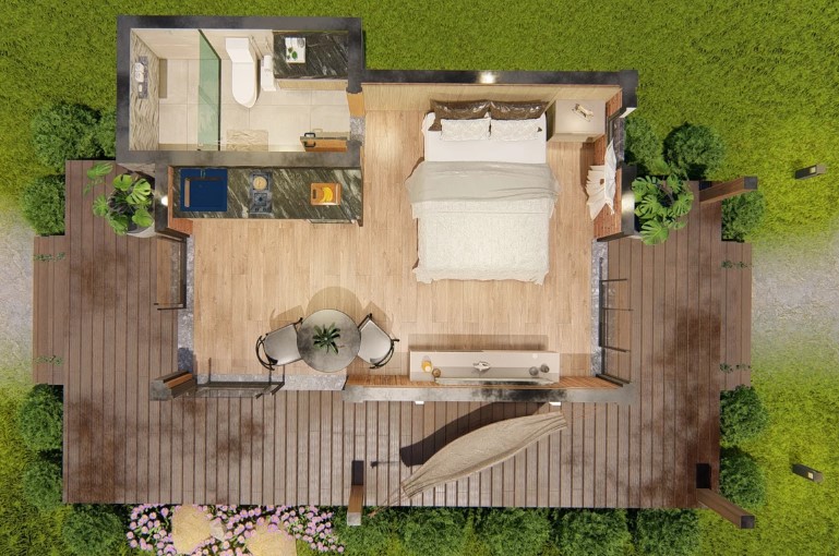 Tiny House Chalé Romã | Arquimobi