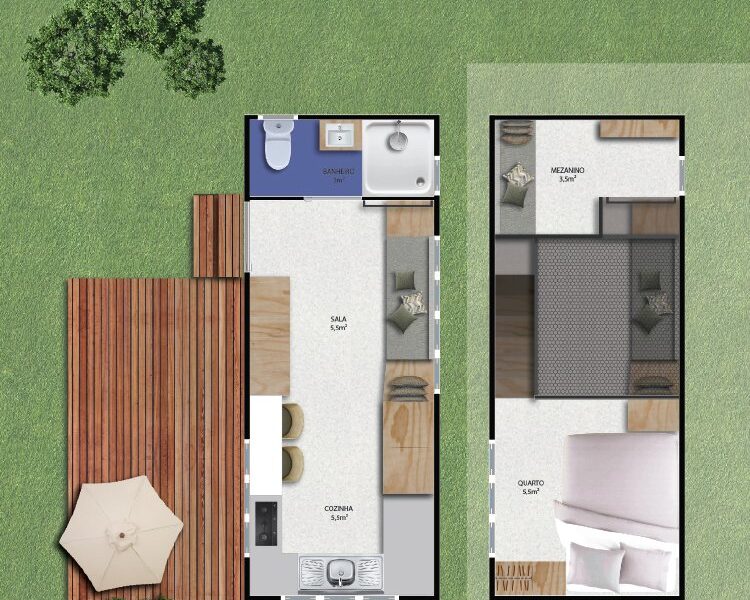 Tiny House Bauhaus | Tiny Brasil