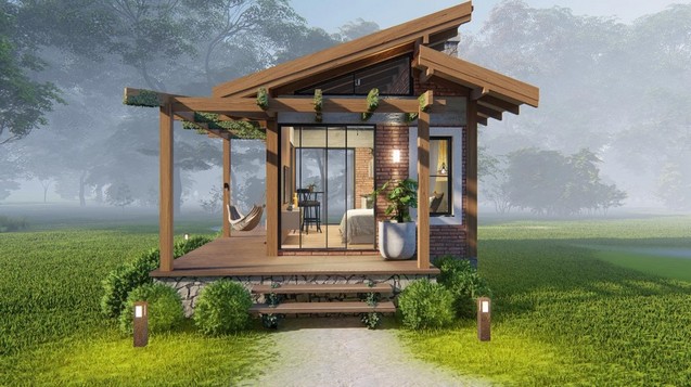 Tiny House Chalé Romã | Arquimobi