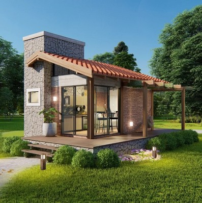 Tiny House Chalé Romã | Arquimobi
