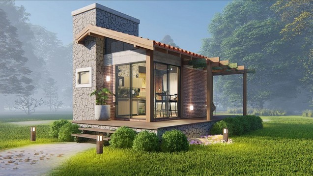 Tiny House Chalé Romã | Arquimobi