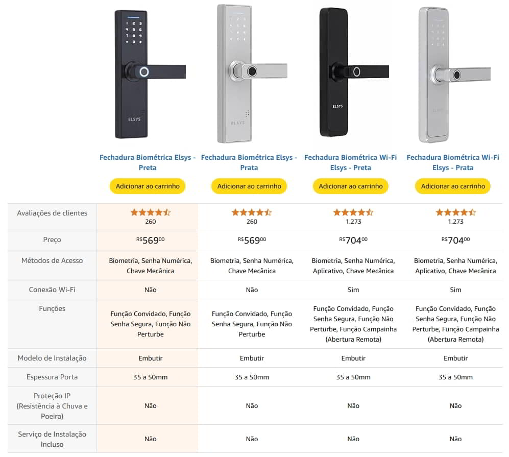 Uma fechadura digital moderna e segura, perfeita para sua casa.