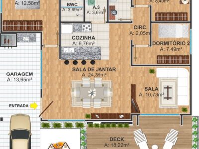Casa Mauá | Plantas de Casas