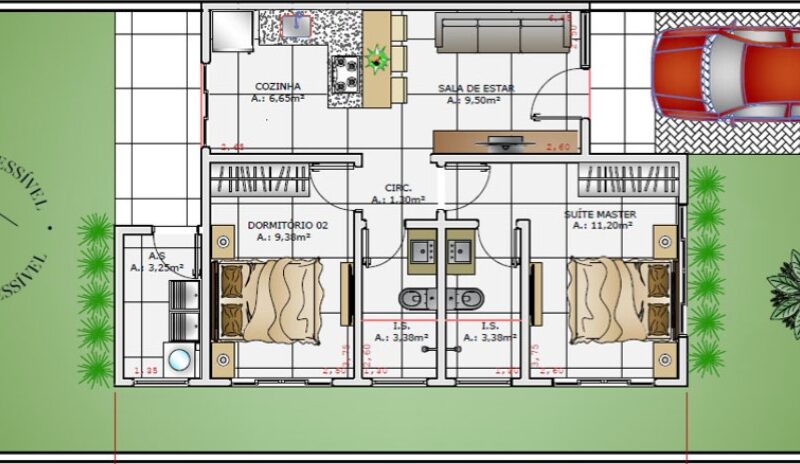 Casa 055 | Projeto Acessível