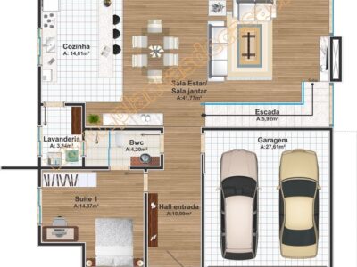 Casa Dourados | Plantas de Casas