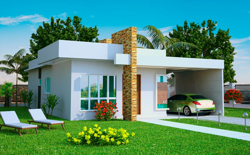 Casa 100 - Plantas de Casas